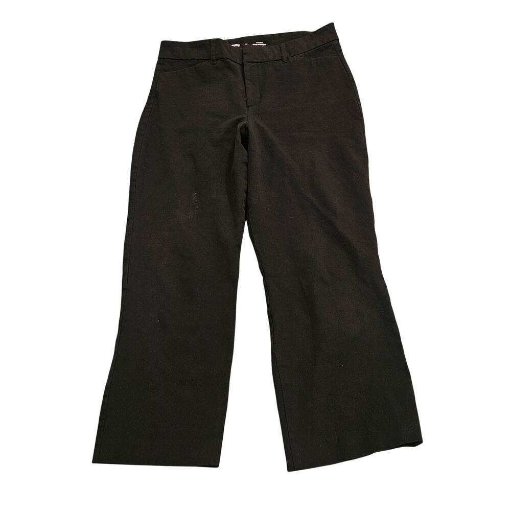 Old Navy Pixie Straight Pants Women's 10 Petite Black High Rise
